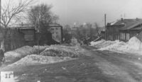 Перспектива от улицы Ст. Халту­рина на север зимой. 1960-е годы
