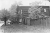 Деревянные жилые дома в квартале от ул. Энгельса до ул. Ст. Халтурина. 1970-е годы. Фото 1