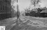 Перспектива от улицы Дрелевского на юг. 1960-е годы. Фото 1