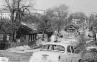 Перспектива от улицы Горбачева на юг. 1960-е годы. Фото 1