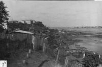 Вид на реку Вятку со стороны улицы Водопроводной. 1950-е годы. Фото 1 