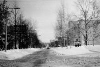 Перспектива от улицы К. Либкнехта на восток. 1980-е годы