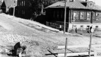 Перекресток с улицей К. Либкнехта. 1960-е годы
