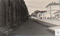 Перспектива от улицы Большевиков на запад. 1970-е годы