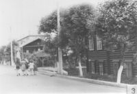 Перекресток с улицей МОПРа. 1960-е годы. Фото 3