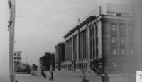 Здание Дома Советов на Театральной площади. 1950-е годы. Фото 1