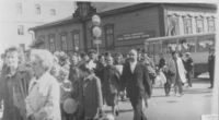 Перекресток с улицей Дрелевского. 1960-е годы