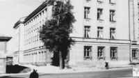 Здание Дома Советов на Театральной площади. 1950-е годы. Фото 2